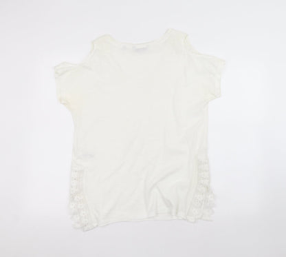 NEXT Womens White   Basic T-Shirt Size 12