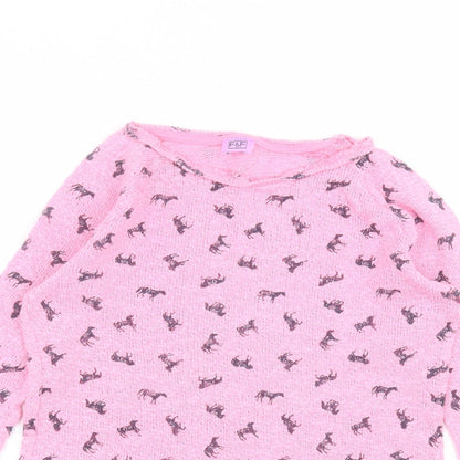 F&F Girls Pink   Basic T-Shirt Size 12-13 Years