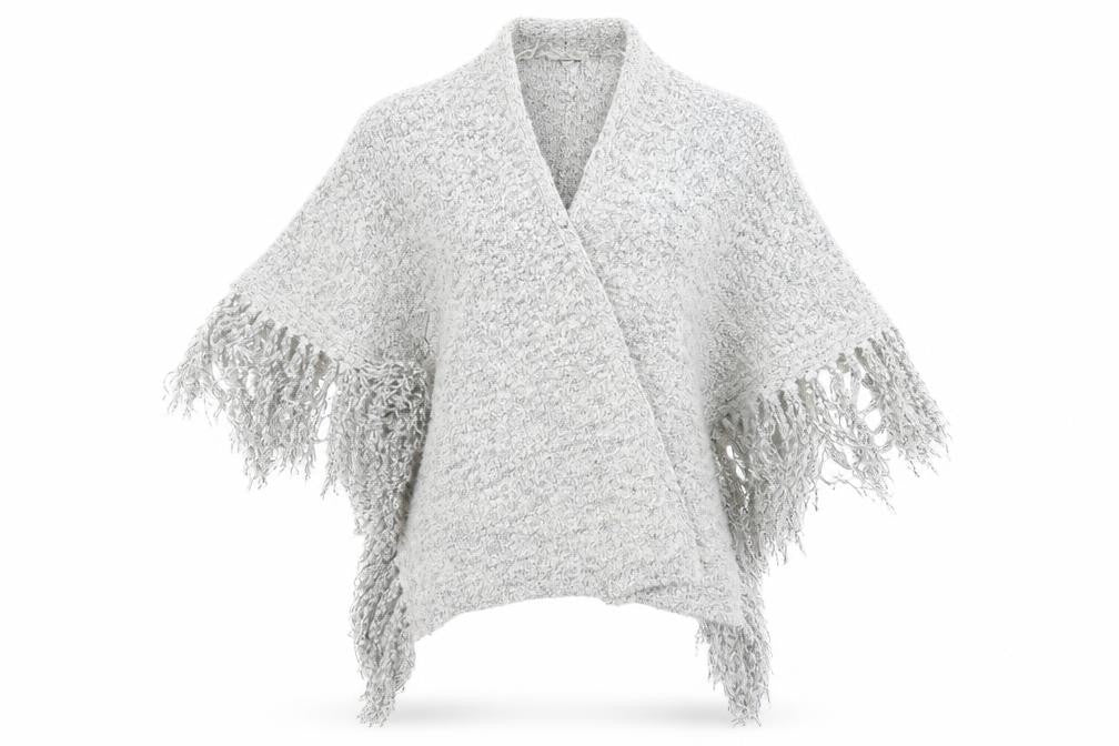 Womens UK Size One Size Peacocks Grey Jacket