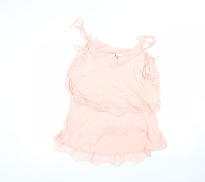 Womens UK Size 16 Very Pink Basic T-Shirt