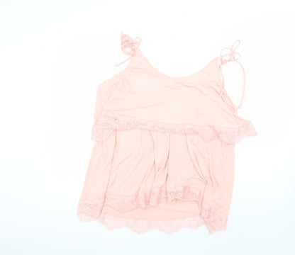 Womens UK Size 16 Very Pink Basic T-Shirt
