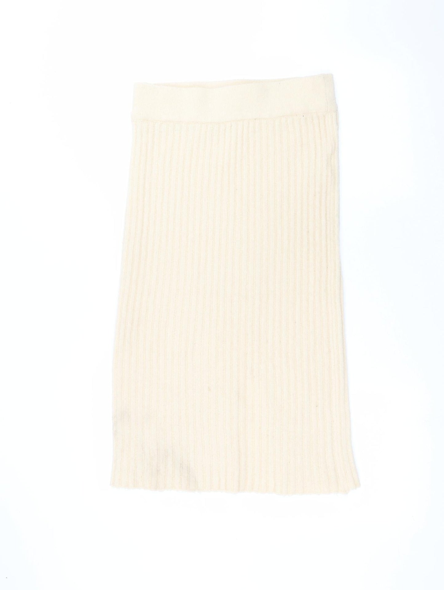 Brave Soul Womens Beige   A-Line Skirt Size M