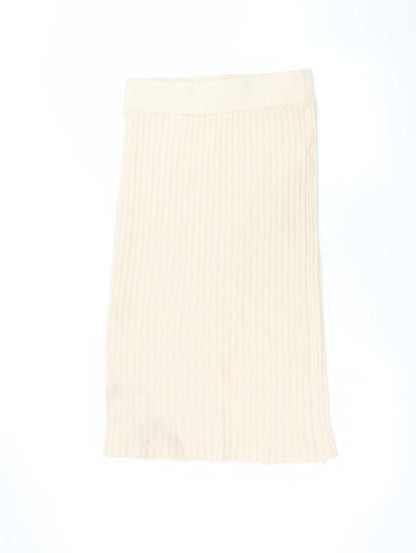 Brave Soul Womens Beige   A-Line Skirt Size M