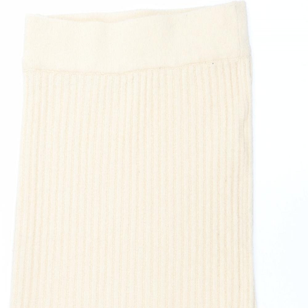 Brave Soul Womens Beige   A-Line Skirt Size M