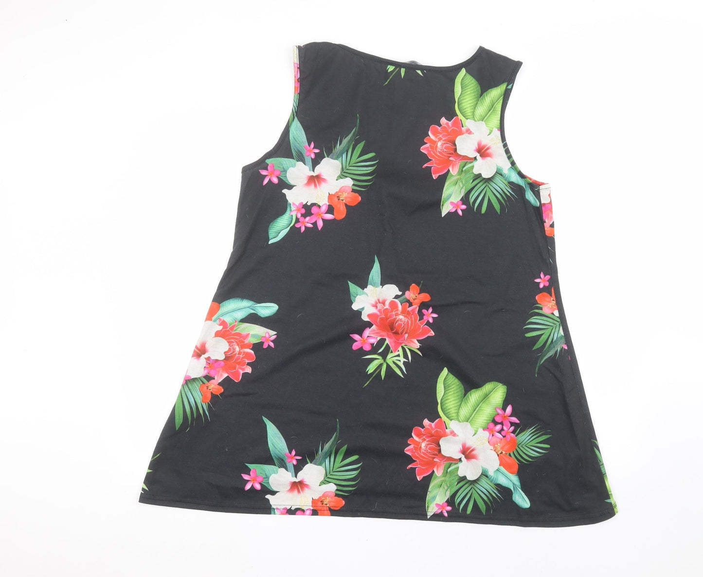 capsule  Womens Black Floral  A-Line  Size 16
