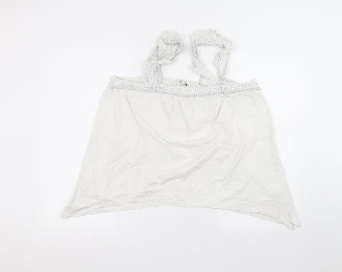 Matalan Womens White   Basic T-Shirt Size 16