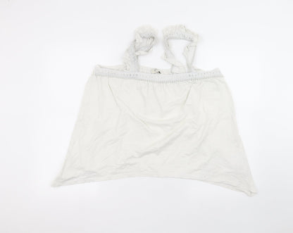 Matalan Womens White   Basic T-Shirt Size 16