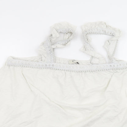 Matalan Womens White   Basic T-Shirt Size 16