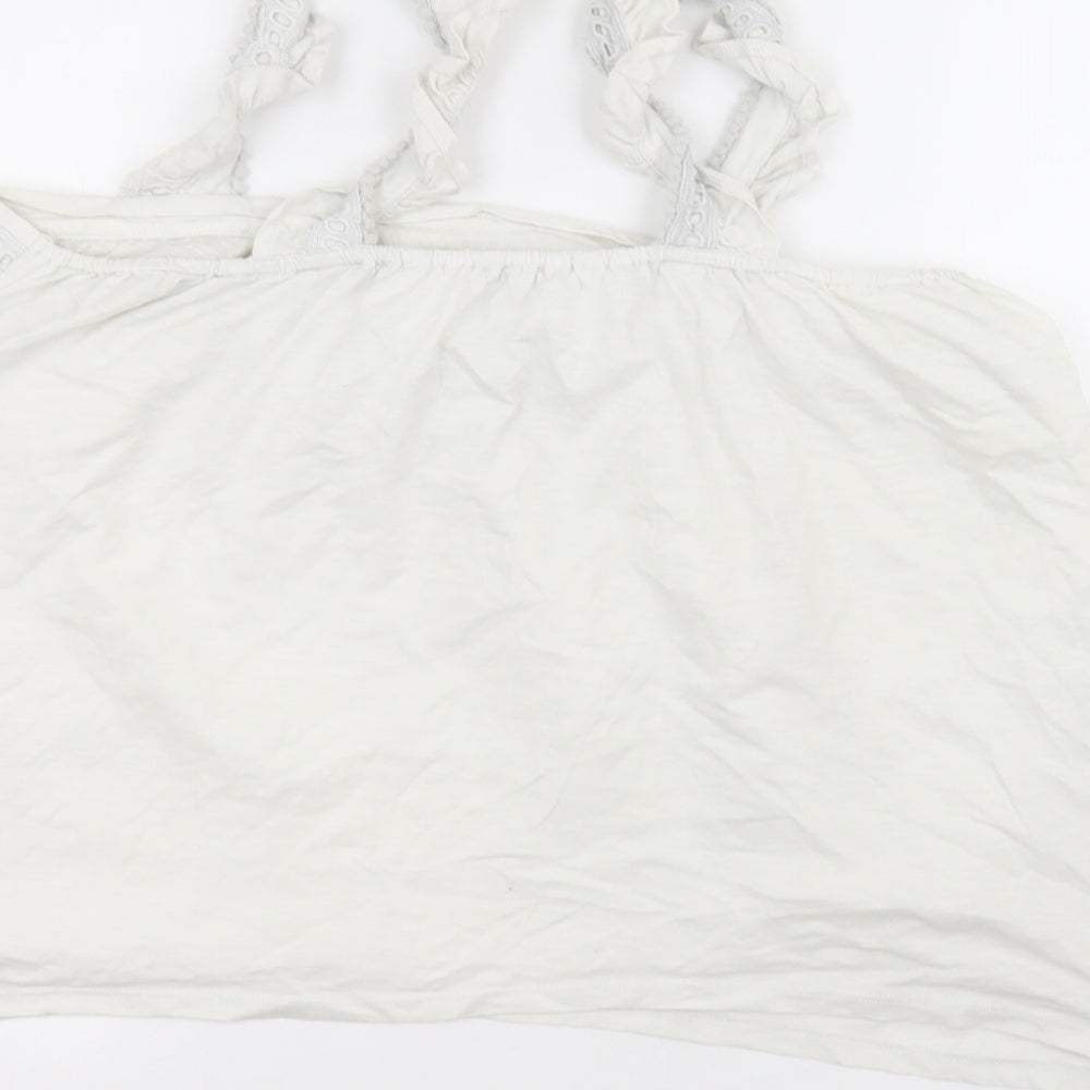 Matalan Womens White   Basic T-Shirt Size 16