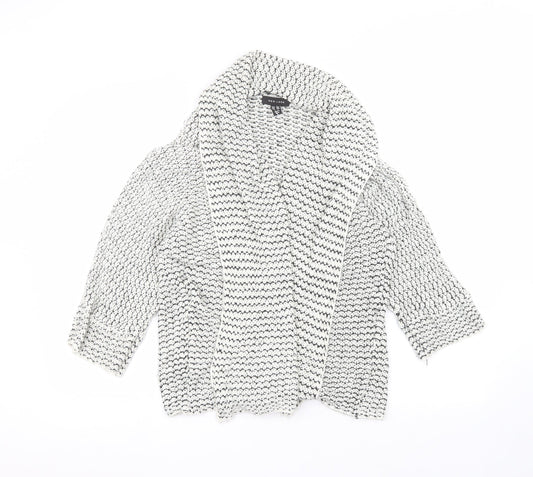 Womens UK Size S New Look White Cardigan Jumper