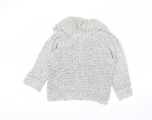 Womens UK Size S New Look White Cardigan Jumper