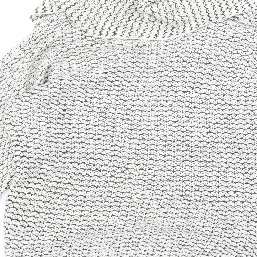 Womens UK Size S New Look White Cardigan Jumper