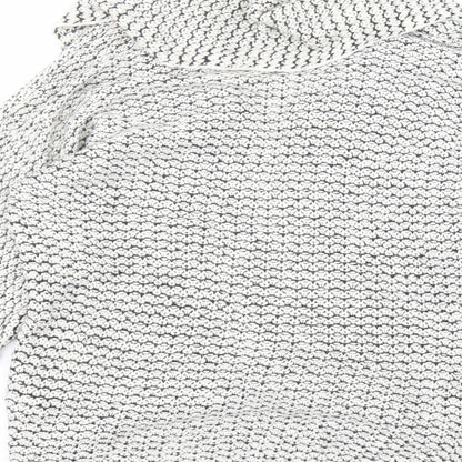 Womens UK Size S New Look White Cardigan Jumper