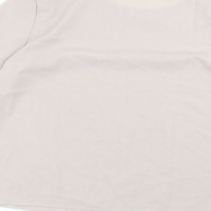SheIn Womens Beige   Basic Blouse Size L
