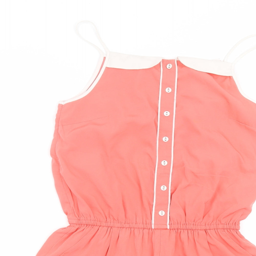 Marks and Spencer Girls Pink   Playsuit One-Piece Size 12-13 Years