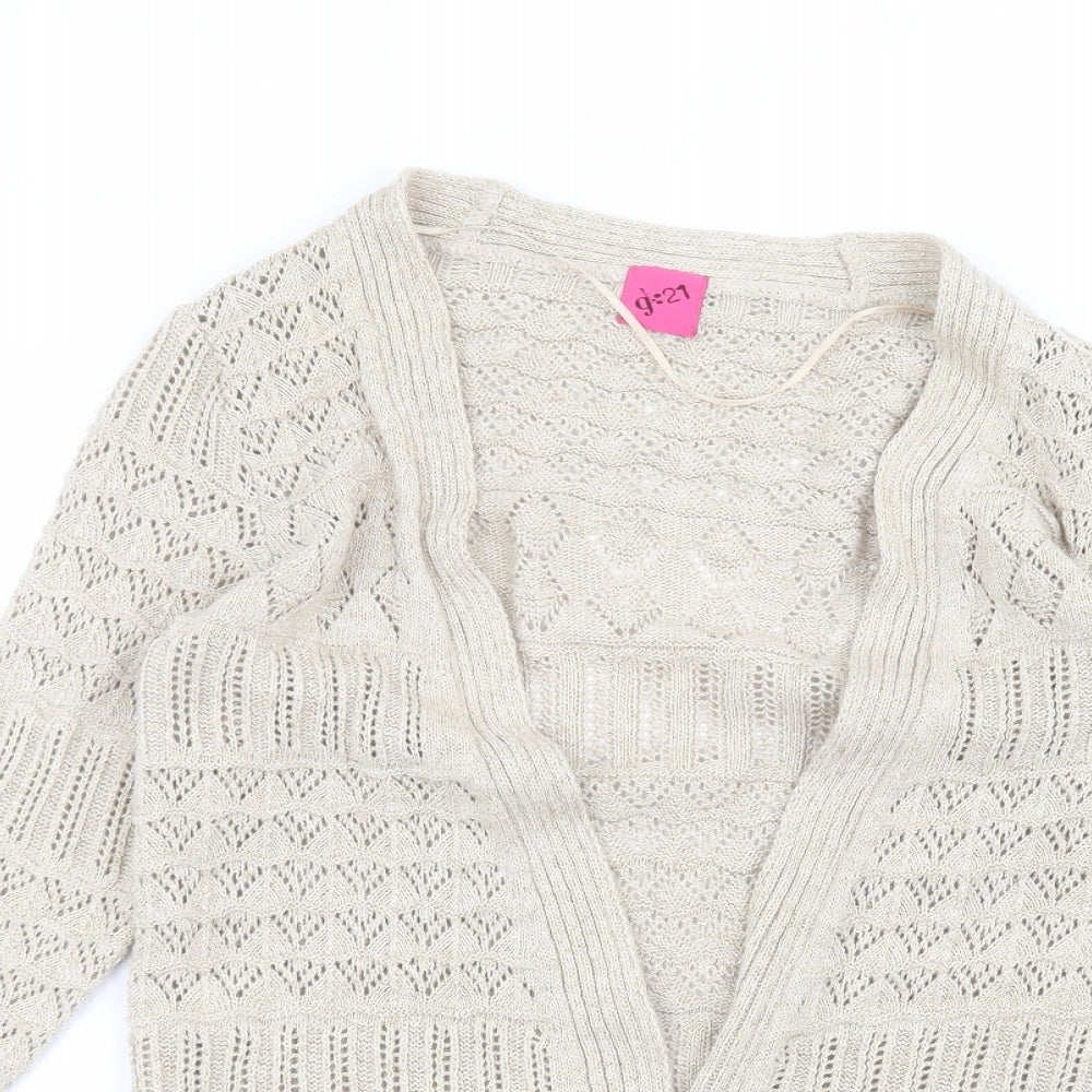 George Womens Beige   Cardigan Jumper Size 8