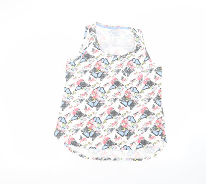 F&F Womens White   Basic T-Shirt Size 12