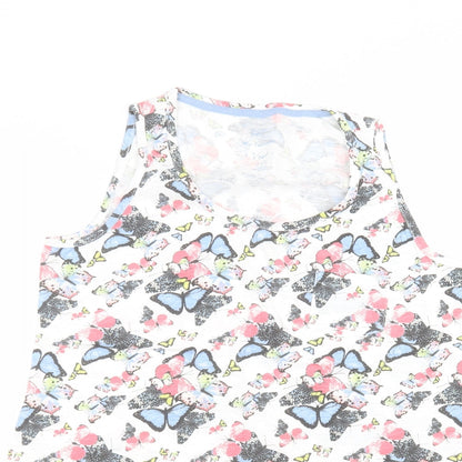 F&F Womens White   Basic T-Shirt Size 12