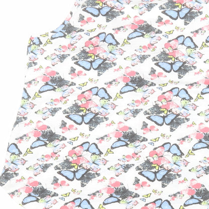 F&F Womens White   Basic T-Shirt Size 12