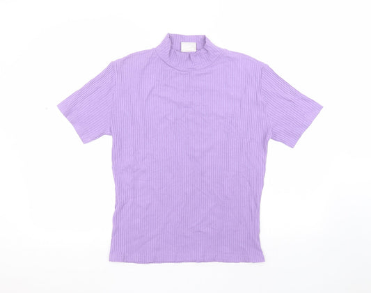 mackays Womens Purple   Basic T-Shirt Size M