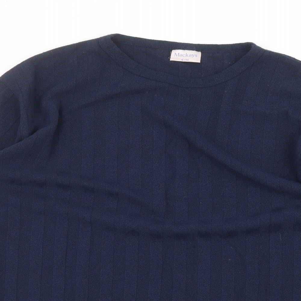 mackays Mens Blue   Pullover Jumper Size M