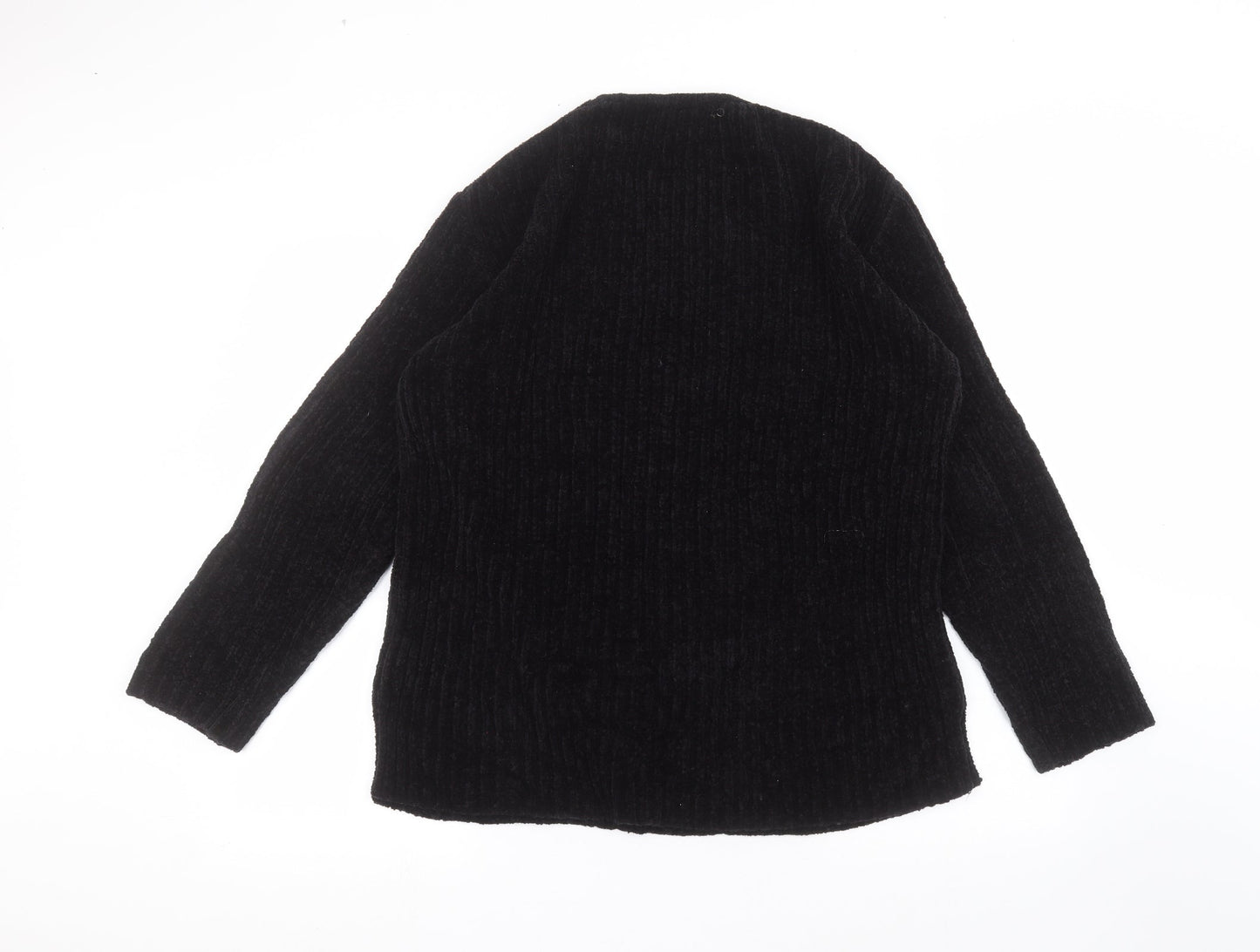 Womens UK Size M mackays Black Pullover Jumper