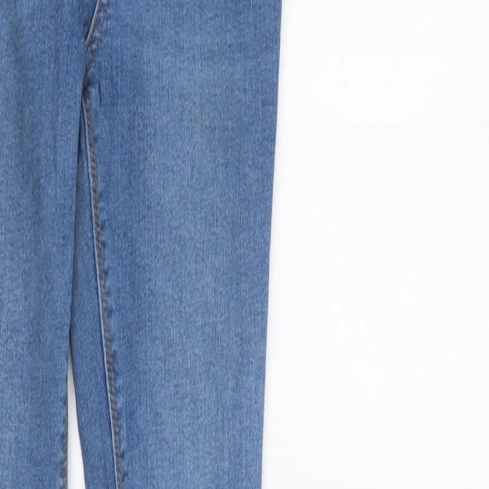 Denim & Co. Womens Blue   Tapered Jeans Size 8 L29 in