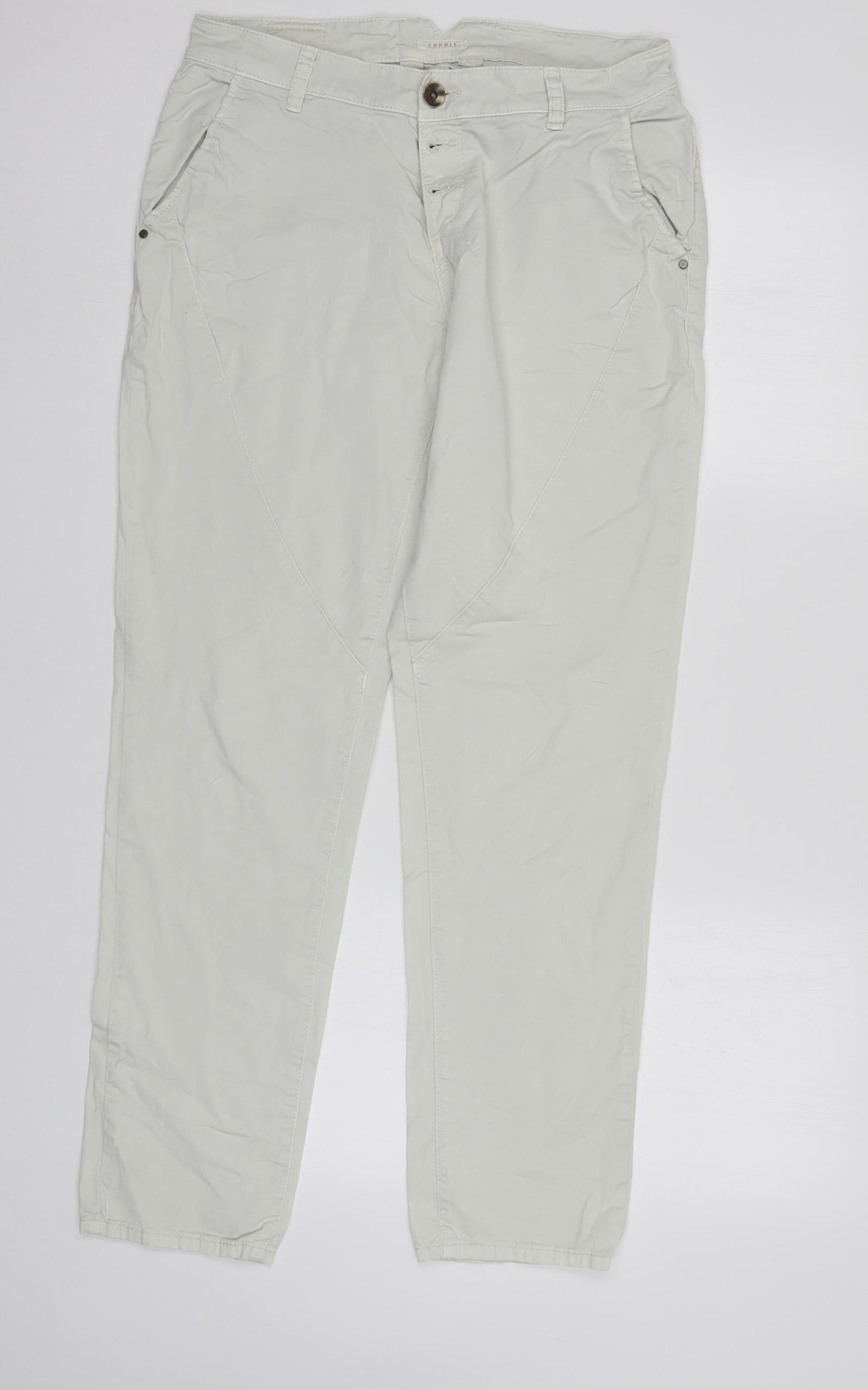 ESPIRIT Womens White   Straight Jeans  L29 in