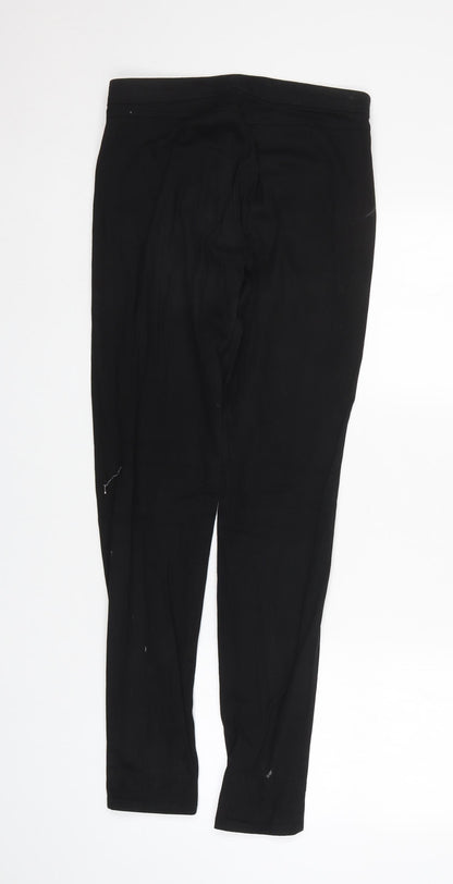 Womens UK Size 6 H&M Regular Fit Tapered Black Jeans