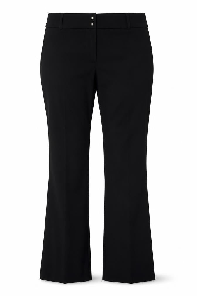 Womens UK Size 12 M&S Regular Fit  Black Trousers