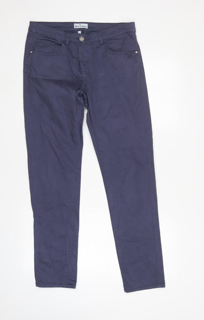 Womens UK Size 12 BLUE MOTION Regular Fit Skinny Blue Jeans