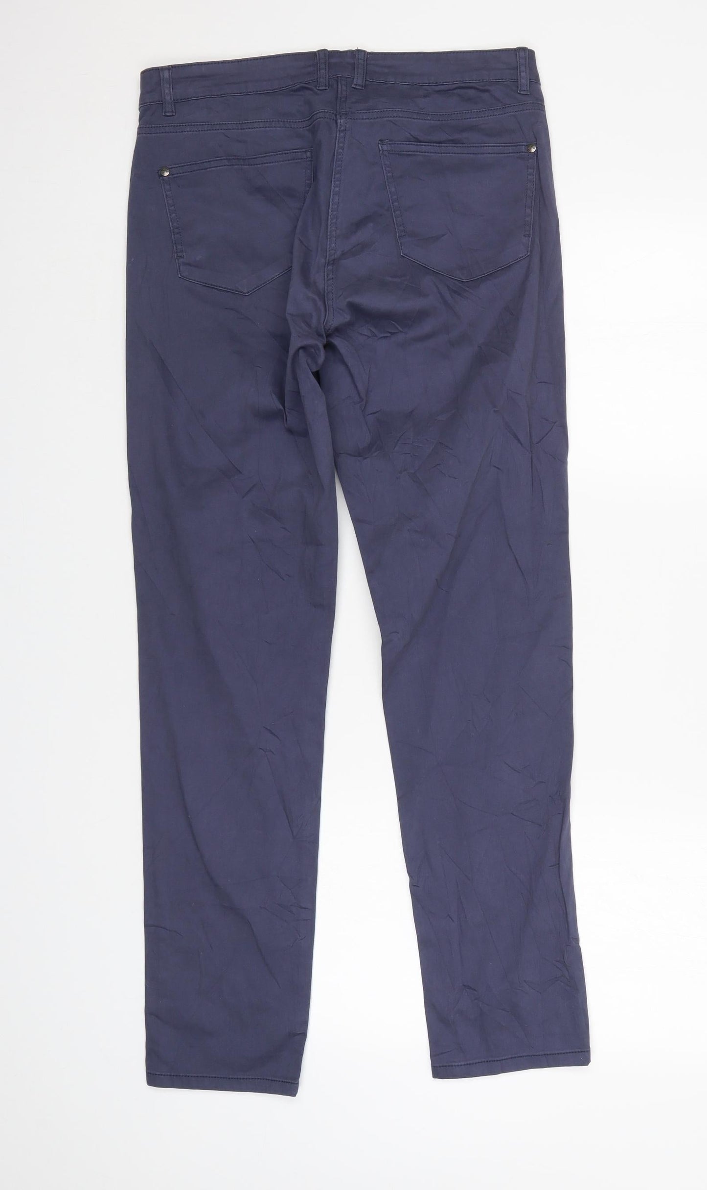 Womens UK Size 12 BLUE MOTION Regular Fit Skinny Blue Jeans