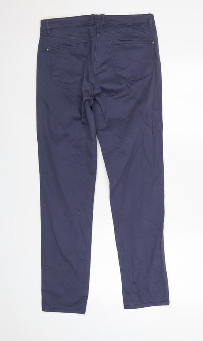 Womens UK Size 12 BLUE MOTION Regular Fit Skinny Blue Jeans