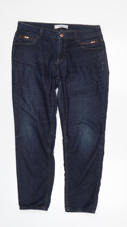 Scarlet Womens Blue   Straight Jeans Size 12 L26 in