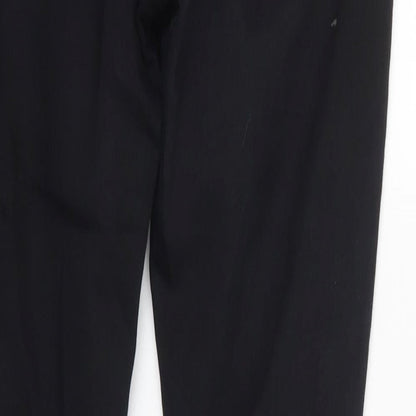 Mens UK Size 30 Topshop Regular Fit Tapered Black Jeans