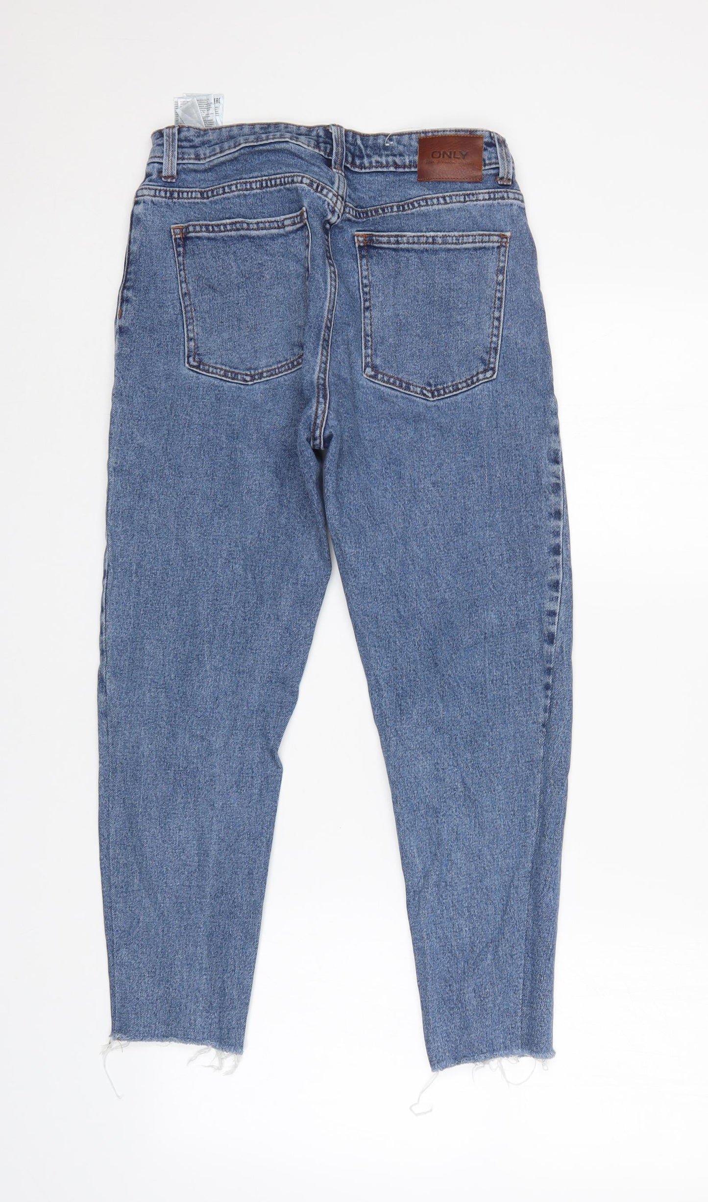 Mens UK Size 28 Only Regular Fit Cropped Blue Jeans