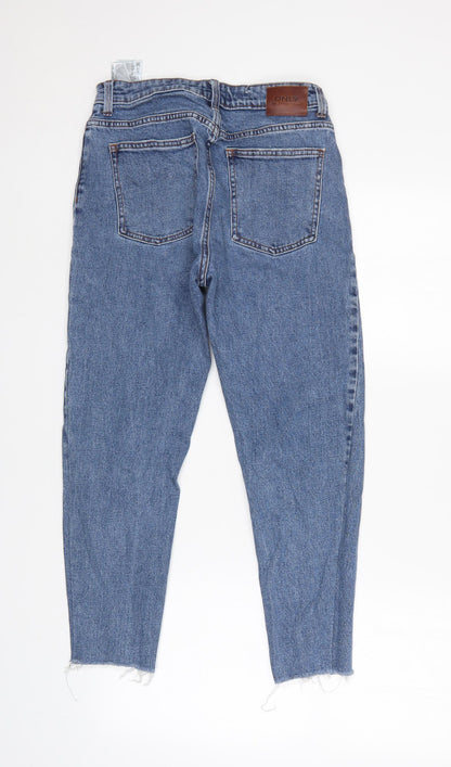 Mens UK Size 28 Only Regular Fit Cropped Blue Jeans