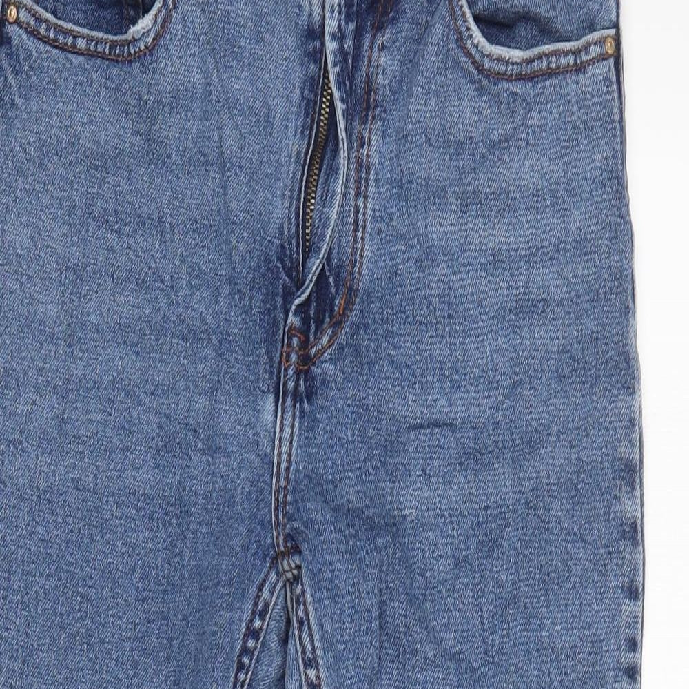 Mens UK Size 28 Only Regular Fit Cropped Blue Jeans