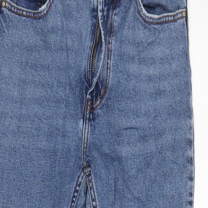 Mens UK Size 28 Only Regular Fit Cropped Blue Jeans