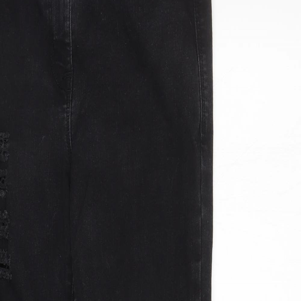 NEXT Womens Black   Skinny Jeans Size 12 L28 in