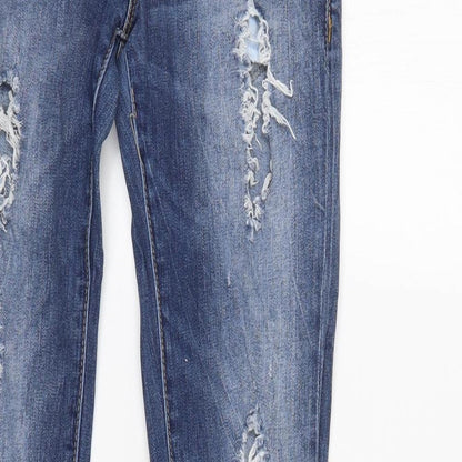 TRF Womens Blue   Tapered Jeans Size 6 L31 in