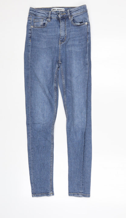 Womens UK Size 6 TALLY WEiJL Regular Fit Tapered Blue Jeans