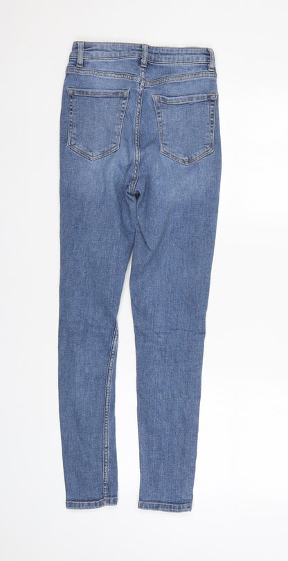 Womens UK Size 6 TALLY WEiJL Regular Fit Tapered Blue Jeans