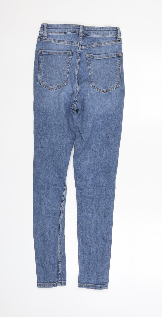 Womens UK Size 6 TALLY WEiJL Regular Fit Tapered Blue Jeans