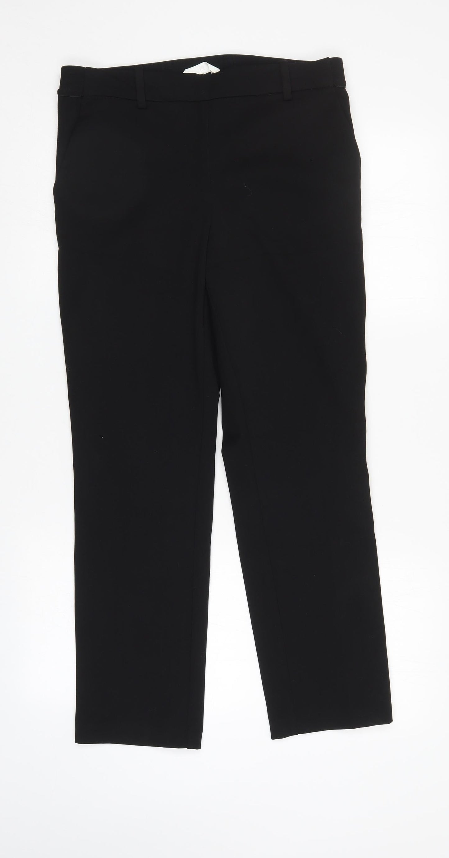 Womens UK Size 14 H&M Regular Fit  Black Trousers