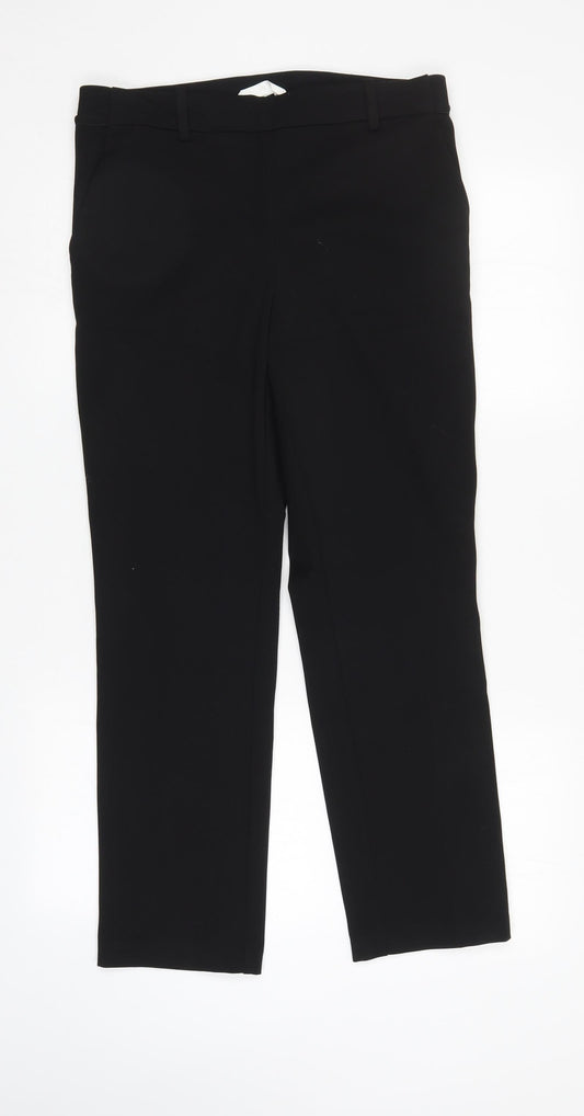 Womens UK Size 14 H&M Regular Fit  Black Trousers