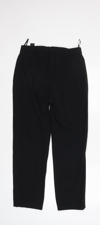 M&S Womens Black   Trousers  Size 10 L28 in