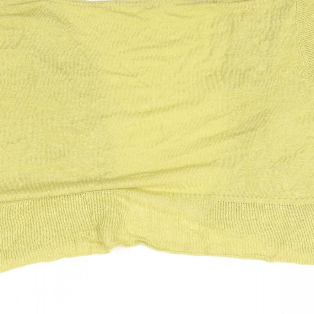 Womens UK Size M Marks and Spencer Green Cardigan Jumper