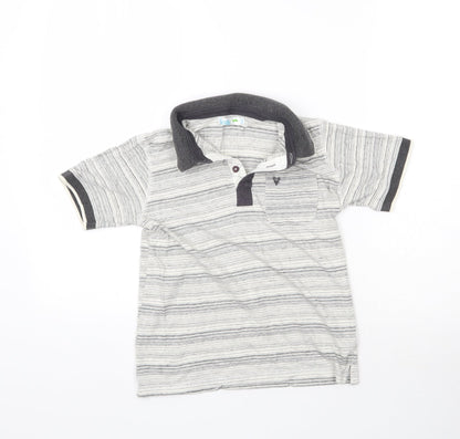 M&Co Boys Grey   Basic Polo Size 9-10 Years