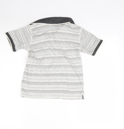 M&Co Boys Grey   Basic Polo Size 9-10 Years